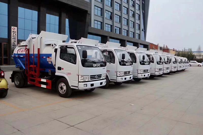 腾博会蓝牌餐厨垃圾车