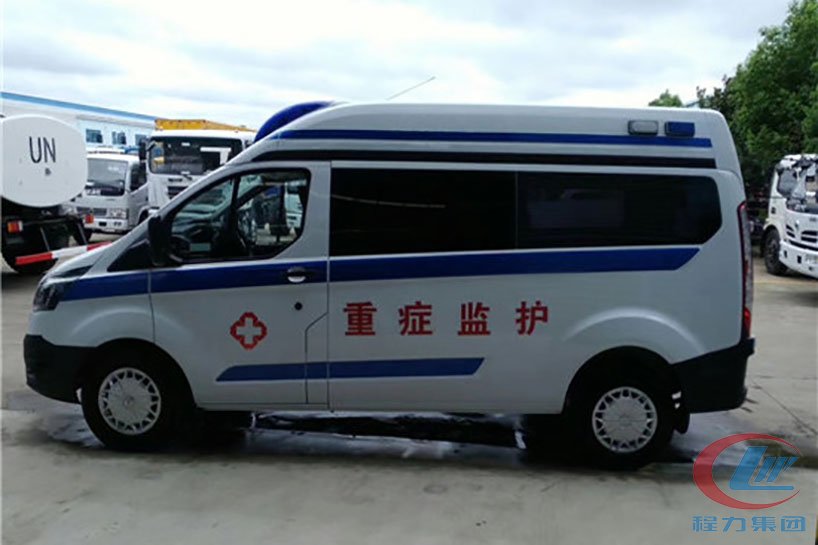 腾博会集团福特救护车福特新全顺救护车侧面图