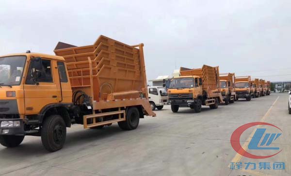 腾博会公司出口摆臂垃圾车