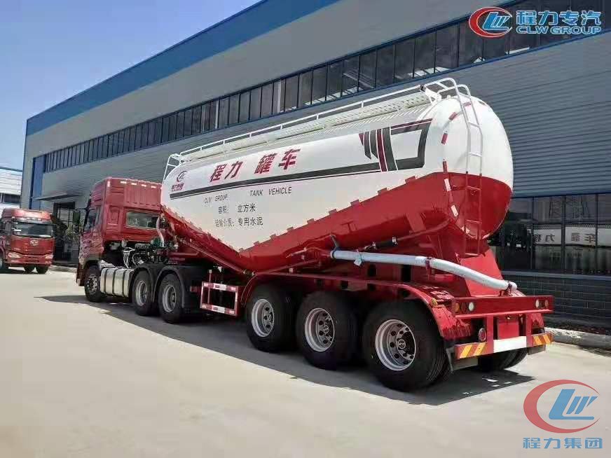 腾博会集团东风天龙半挂水泥罐车