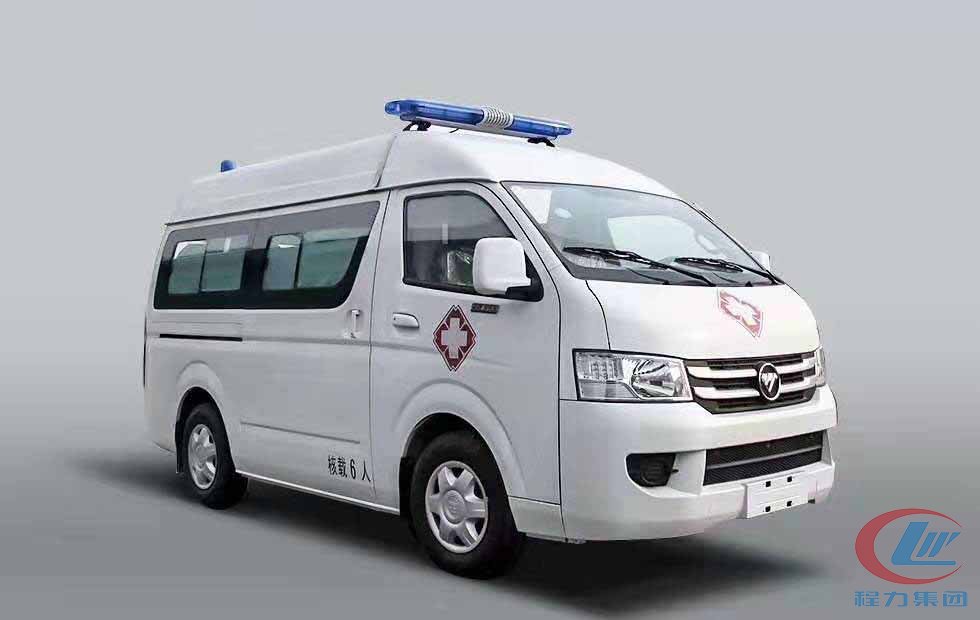 腾博会褔田救护车福田G9高顶救护车
